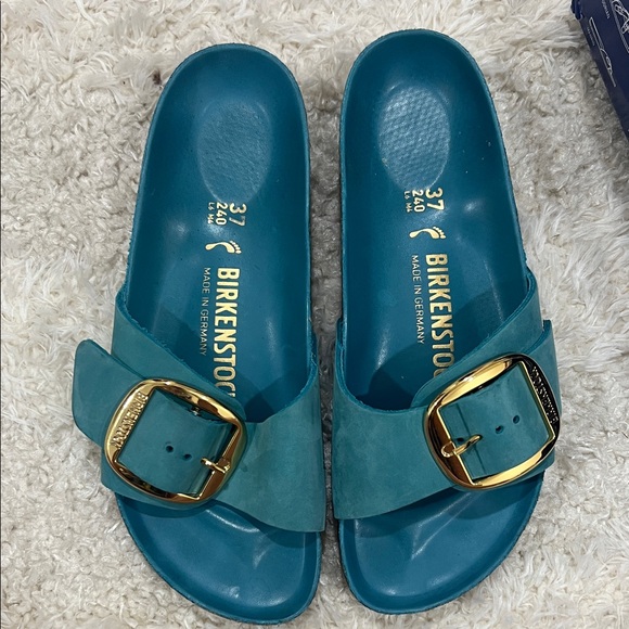 Birkenstock Shoes - Birkenstock Madrid Big Buckle “Biscay Bay” size 37/6
